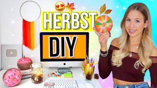 DIY HERBST DEKORATION 2018🍁🍂 Zimmer herbstlich dekorieren 🤩 Herbst Deko selber machen [upl. by Oniluap]