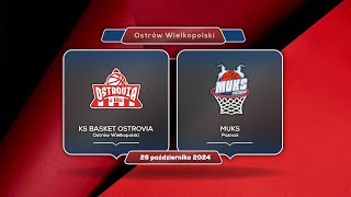 KS BASKET OSTROVIA Ostrów Wielkopolski  MUKS Poznań [upl. by Aicella]