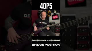 EMG 40P5 vs 40PX5 Bridge Position [upl. by Sotsirhc214]