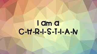 I am a C  Lyrics Video [upl. by Leira]