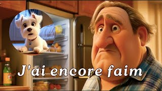 Vatil manger son chien 👀  🎶 Jai encore faim🍴🇫🇷 Ceci nest pas Gérard Depardieu  🥖🧀🍕🍟🍰🍭🍫 [upl. by Amalburga]