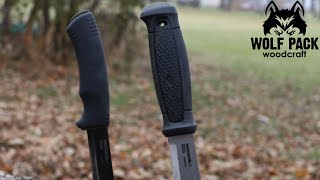 Mora Garberg Vs Mora Bushcraft Black [upl. by Ylrebmic]