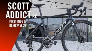 2020 Scott Addict RC First ride review Vlog [upl. by Hepsiba534]