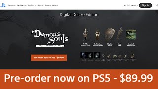 100 for Demons Souls Double Digital Deluxe Edition Thats a MinMax Ripoff [upl. by Pederson387]