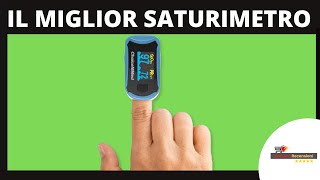 Saturimetro da dito per monitorare la saturazione del sangue e la frequenza cardiaca per sportivi [upl. by Acihsay837]