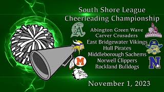 South Shore League Cheerleading Championship November 1 2023 [upl. by Nnylirej]