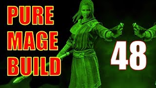 Skyrim Pure Mage Walkthrough NO WEAPONS NO ARMOR Part 48  Forelhost Refectory Storm Call [upl. by Zeuqcaj12]