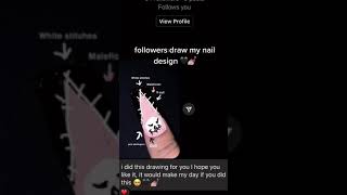 SUBSCRIBERS DRAW MY NAIL DESIGN💅🏼 JACK SKELLINGTON [upl. by Rheta910]