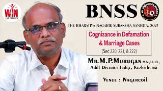 Cognisance in Defamation and Marriage Cases by Honble Dist Judge MrMPMurugan Kuzhithurai [upl. by Bouchard]