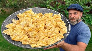 Why Do All Azerbaijanis Love This Dish Delicious Manti Recipe [upl. by Hseham287]