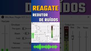 Reagate  Redutor de Ruídos muito eficaz no Obs Studio [upl. by Ashbey337]