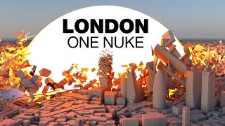 Simulation of a Nuclear Explosion in LONDON [upl. by Issor]