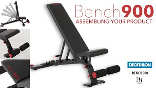 DOMYOS BENCH 900  Decathlon  ASSEMBLING YOUR PRODUCT [upl. by Finer]