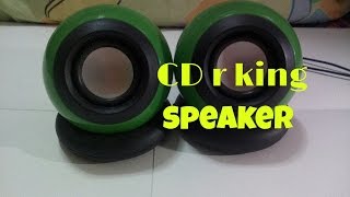 CD R king speaker [upl. by Eentruok171]