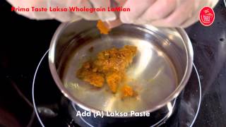 Prima Taste Laksa Wholegrain LaMian Cooking Video Standard Version [upl. by Anaic379]