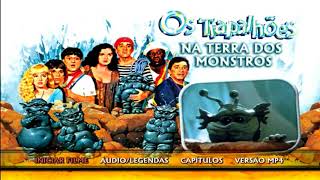 OS TRAPALHÕES NA TERRA DOS MONSTROS  DVD MENU [upl. by Uriiah139]