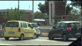 Uccio De Santis resta bloccato in autostrada al casello di Taranto [upl. by Fesuoy]