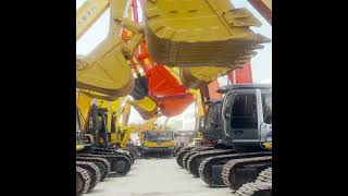 Used Excavator Factory Show in Shanghai excavators constructionequipment machinery [upl. by Eahsan]