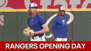 MLB Opening Day 2024 Texas Rangers look to defend championship [upl. by Bilow601]