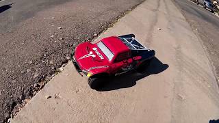 LC Racing EMBSC  Tacon Thriller with 5900kv Brushless 3s LiPo [upl. by Kenrick]