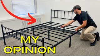 DIIYIV Classic Metal Platform Bed Frame [upl. by Belloir]