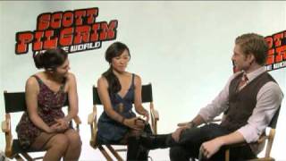 SCOTT PILGRIM VS THE WORLD Interviews Michael Cera Edgar Wright Jason Schwartzman and more [upl. by Adalard]