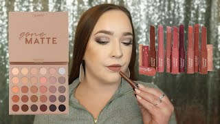 New Colourpop Gone Matte Palette amp Colourpop Blotted Lip Collection  Lip Swatches amp Review [upl. by Gaal]