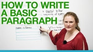 How to write a basic paragraph [upl. by Jeramie]