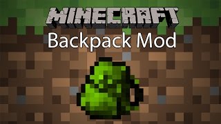 Minecraft Mod รีวิว  Mod กระเป๋า  Backpack Mod [upl. by Pitarys]