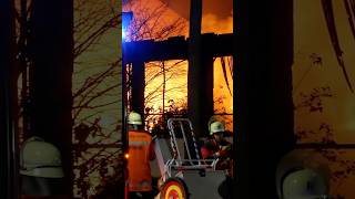 Großbrand vernichtet Lagerhalle im Landkreis Eichstätt [upl. by Leoj586]