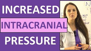 Increased Intracranial Pressure Nursing Pathophysiology NCLEX Symptoms Cerebral Perfusion Pressure [upl. by Neenahs]