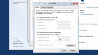 How To Change The Windows Vista amp Windows 7 DNS to Googles DNS [upl. by Gardener]