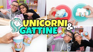 APRIAMO UNICORNI 🦄 e GATTINE 😺 ADORABILI a Sorpresa nellAcqua [upl. by Ikcin]