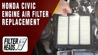 How to Replace Engine Air Filter 2022 Honda Civic 15L L4  AF5263 TA39183 [upl. by Carbo936]