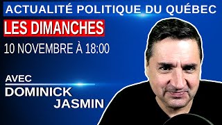 10 nov 2024 Le dimanche de APDQ avec Dominick Jasmin [upl. by Eannaj]