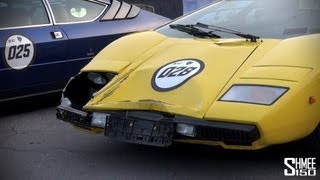 CRASHED Lamborghini Countach LP400 on the 50th Anniversary Grand Giro [upl. by Buzzell290]