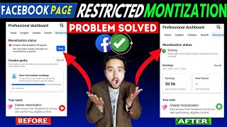 How to Fix Facebook Creator Monetization Restricted in 2024  StepbyStep Guide to Restore Access [upl. by Gnud]