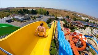 Kamikaze WaterSlide at Nessebar AquaPark Bulgaria [upl. by Jamila]