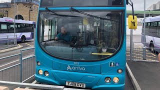 beast Arriva Yorkshire Volvo B7RLE Wright eclipse urban 1112 YJ08 DVU route 255 [upl. by Saville309]