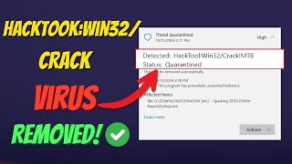 How to Remove Hacktool Win32 Crack Virus [upl. by Ag538]