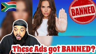 AMERICAN REACTS TO 5 South African Adverts That Were Banned 🇿🇦 [upl. by Epilif23]