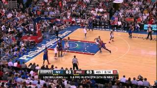 The Jeremy Lin Show Vs Philadelphia 76ers 32112 [upl. by Zeralda]