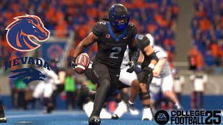 Nevada vs Boise State  EA SPORTS College Football 25 [upl. by Enelehs80]