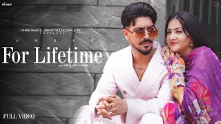 For Lifetime  Amber Official Video Mr Mrs Narula  Punjabi new Song 2024 MrMrsNarula [upl. by Ludie373]