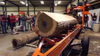 LT40 Hydraulic Portable Sawmill In Action  WoodMizer [upl. by Penthea]