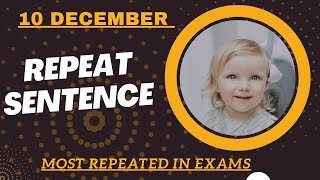 PTE Speaking Repeat Sentence 2024  repeat sentence practice pte [upl. by Kieryt]