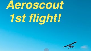 AEROSCOUT maiden flight [upl. by Gentille]