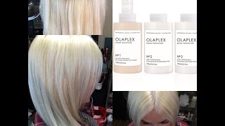 Olaplex Treatment  Damaged Hair to Healthy Hair [upl. by Ateuqirne]