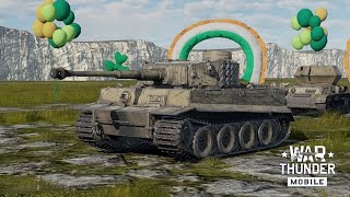 TIGER H1 TANK PROFESSIONAL HUNTERWar Thunder Mobile [upl. by Rickie]