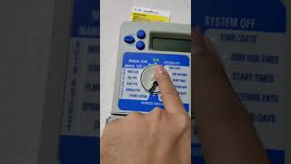 How to setup time and days in Weathermatic controller box [upl. by Samuela287]